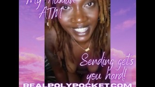 Mon cul humain Ebony Findom Poly Pocket Trailer
