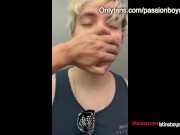 Preview 6 of he spits on his bitch face - The best bisexual gaydominant teen boy porn