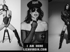 Liza Virgin humiliates with her new shoes