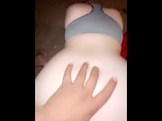Preview 5 of Thick White Teen Taking BBC Backshots