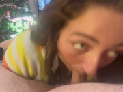 Preview 3 of Pov close up blowjob with deepthroat