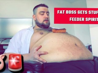 male gainer, boss, fat dick, belly fat
