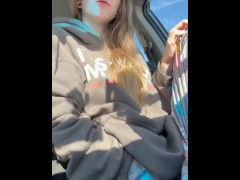 Orgasm In My Car - Screenshot 10 of 16 - Milf Masturbation
