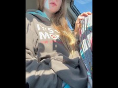 Orgasm In My Car - Screenshot 13 of 16 - Hot Blonde Milf