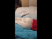 Preview 4 of MY MOTHER-IN-LAW LOWERS HER PANTS TO SHOW ME HER ASS IN HER DAUGHTER'S BED