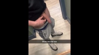 While Bored In The Pub A Fit Chavvy Twink Teases His Friends On Snapchat
