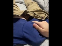 Big Moan With Cum On My Clothes