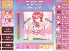 Magical Girl Clicker One girl and three guys