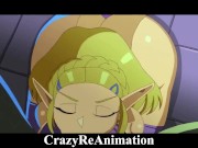 Preview 6 of The Legend Of Zelda Porn Parody - Zelda & Ganon Fucking Animation (Hard Sex) (Hentai Uncensored)