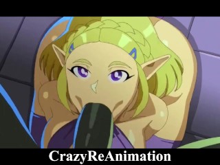 ZeldaポルノパロディーのLegend-Zelda&ガノンクソアニメーション(ハードセックス)(変態無修正)