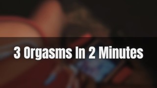 3 orgasmos em 2 minutos (apenas áudio)