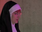 Preview 4 of Steamy Religious Fuck Session For Horny Nun And Aroused Priest Getting It On In Prayer