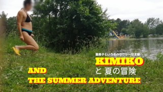 Milf brunette Kimiko en Sexual entertainment in Summer kamperen - sekstape