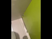 Preview 2 of Cum in public toilet with stranger