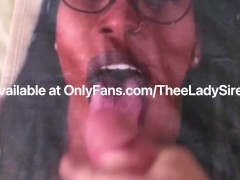 Boyfriend Cums on my Facial Cum Rag