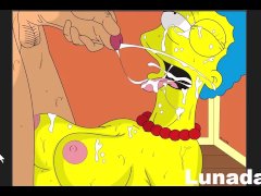 Los Simpson y futurama terminan follando con unos chicos de verga larga y grande - videos hentai
