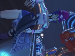 Kiriko & D.va LE SSERAFIM ragdoll ryona - Overwatch 2 - Screenshot 2 of 16 - Anime