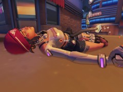 Kiriko & D.va LE SSERAFIM ragdoll ryona - Overwatch 2 - Screenshot 6 of 16 - Anime