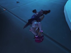 Kiriko & D.va LE SSERAFIM ragdoll ryona - Overwatch 2 - Screenshot 8 of 16 - Anime