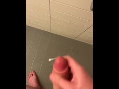 Hotel Shower masturbation cum