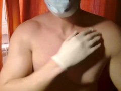 asmr massage with latex gloves and mask - Screenshot 2 of 16 - Latex Gloves