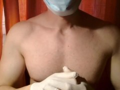 asmr massage with latex gloves and mask - Screenshot 8 of 16 - Medical Gloves