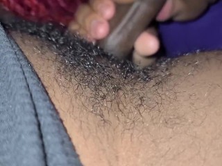 Ebony Step Sister Gets Throat Fucked by Step Brother