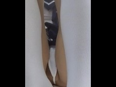 女装男子がTバックを履いて限界まで我慢したけど、結局ダメでお漏らししちゃった・・・ - Screenshot 4 of 16 - 男の娘