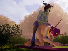 Draenei Futa Dickgirl Fucks Hot Elf | Warcraft Porn Parody