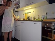 Preview 3 of While baking SPICY cookies, things get fucking HOT in the KITCHEN