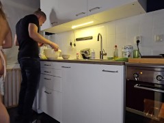 While baking SPICY cookies, things get fucking HOT in the KITCHEN - Screenshot 7 of 16 - Kitchen Sex