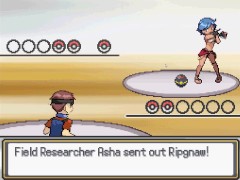 Pokemon hentai version - Fighting my sexy rival again