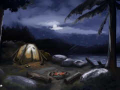 Camping friends to lovers | Audio Porn for women | Gentle talking, confession, moaning |