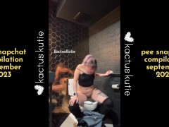 september 2023 pee snapchat compilation