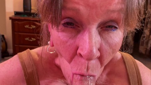 POV of Granny Sucking Your Cock! 04172022-CM