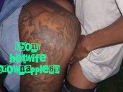 Preview 1 of Ebony Hotwife brownapple69 Fucks BBC raw at Chicago Lakefront.