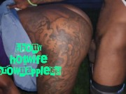 Preview 2 of Ebony Hotwife brownapple69 Fucks BBC raw at Chicago Lakefront.