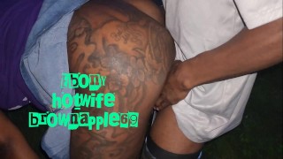 Ebony Hotwife At The Lakefront In Chicago Fucks BBC Raw