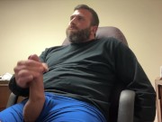 Preview 5 of Boss jacking off in my office.