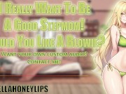 Preview 1 of Your Sweet Stepmom Wants You To Breed Her After Your Breakup | Audio Roleplay