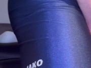 Preview 2 of The boy from Grindr fucking me hard rough sex in ripped Leggings🤤my ass clapping to much