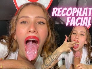 HOT Compilation of Cumshots on the FACE and in the MOUTH