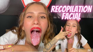 HOT compilation of cumshots on the FACE and in the MOUTH
