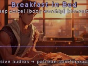 Preview 2 of [M4F] Breakfast In Bed || Male Moans || Deep Voice
