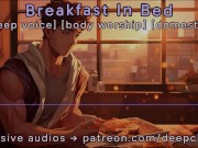 Preview 6 of [M4F] Breakfast In Bed || Male Moans || Deep Voice