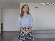 Preview 2 of pretty 18 year girl first porn casting