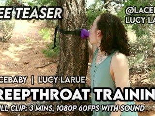 Treepthroat Training Door Lucy LaRue LaceBaby GRATIS Teaser