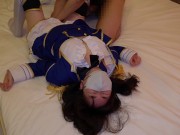 Preview 4 of Anime cosplay woman gets multiple orgasm 1 foreplay uma musume