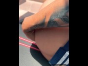 Preview 3 of Sexy Student Picked Up and Masturbated in the Car