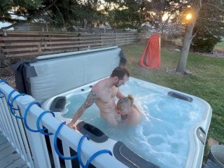 hot tub sex, reality, outdoor sex, amateur